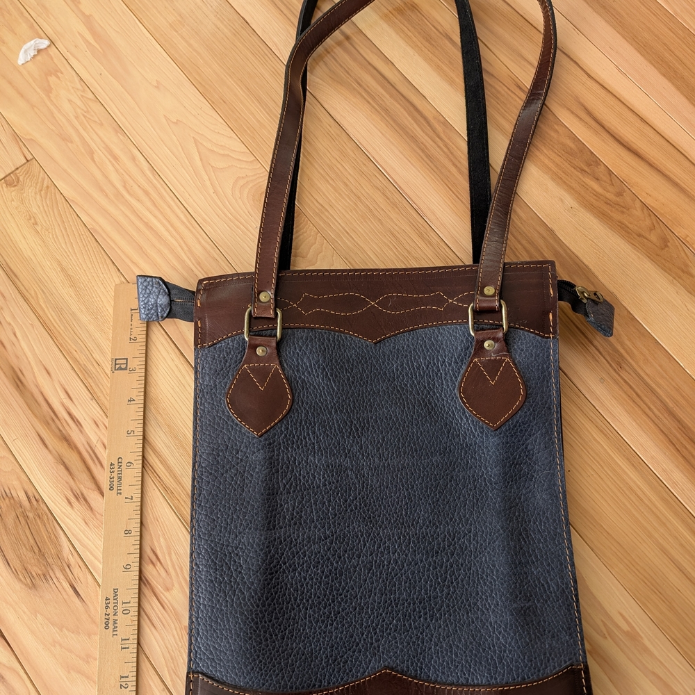 Western Country Bohemian Leather Tote Bag